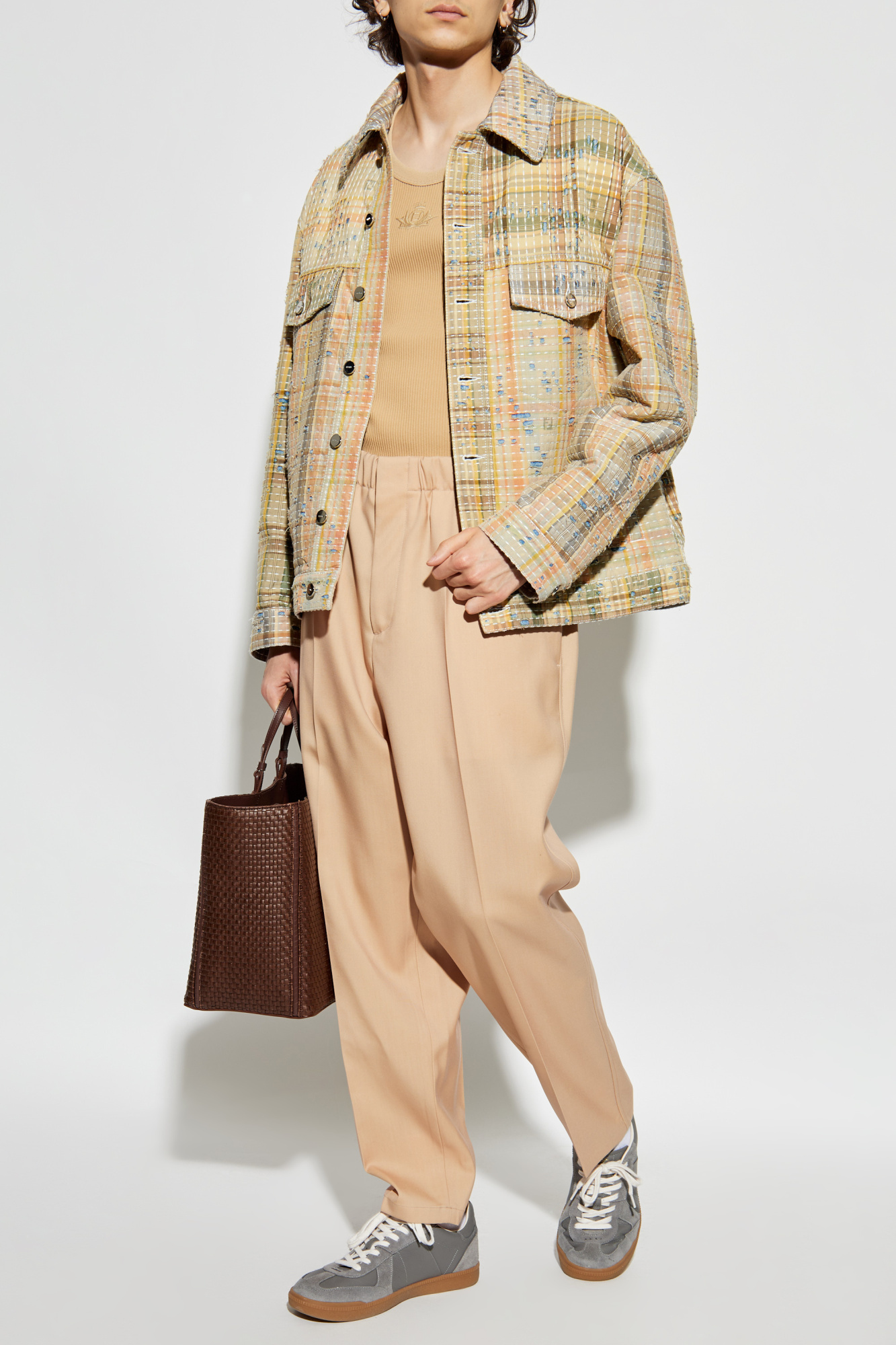 Fendi Jacket with distressed effect | Men's Clothing | Vitkac